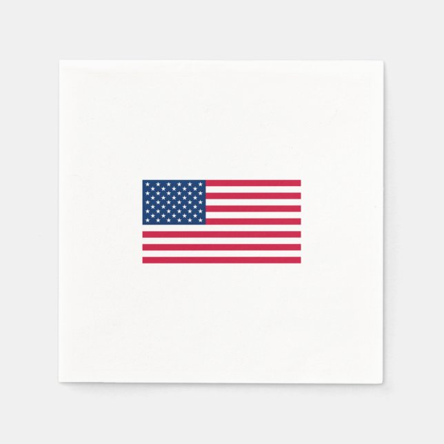 Serviette En Papier Patriotique américaine serviettes (Devant)