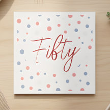 Serviette en papier patriotique pour 50e anniversa