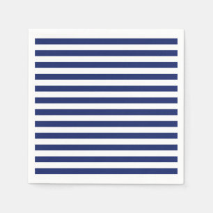 Serviette En Papier Patters bleus et blancs