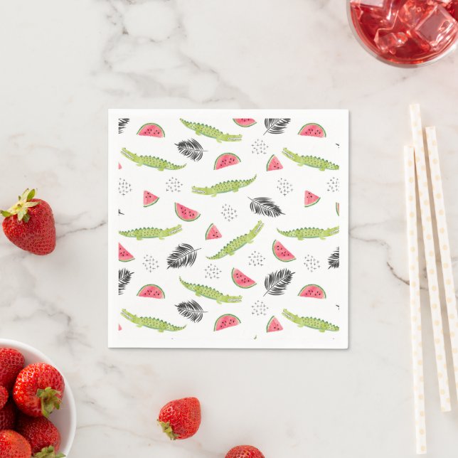 Serviette En Papier Patters de Tropical (En situation)