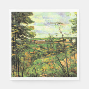 Serviette En Papier Paul Cezanne, La Vallée de l'Oise,