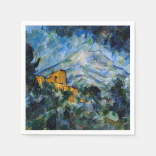 Serviette En Papier Paul Cezanne - Mont Saint-Victoire & Château Noir