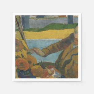 Serviette En Papier Paul Gauguin Vincent van Gogh peinture tournesols