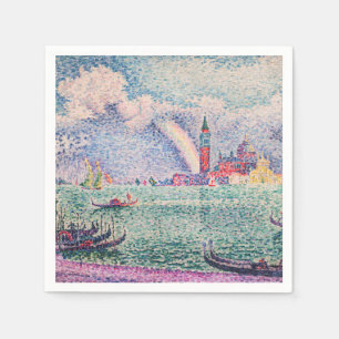 Serviette En Papier Paul Signac - Arc-en-ciel, Venise