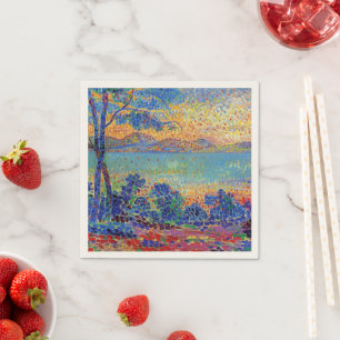 Serviette En Papier Paysage de Provence par Henri-Edmond Cross