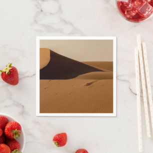Serviette En Papier Paysage du désert des dunes de sable