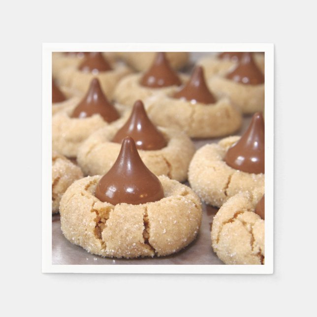 Serviette En Papier Peanut Butter Blossom Cookies (Devant)