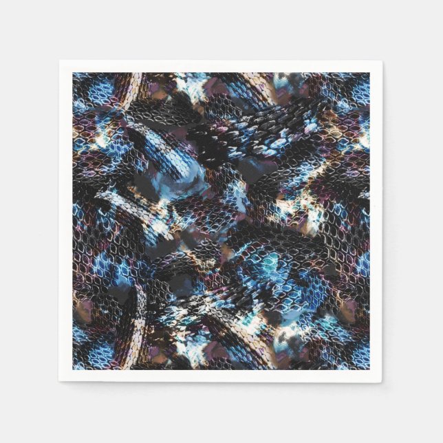 Serviette En Papier Peau de serpent (Devant)