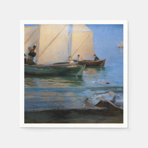 Serviette En Papier Peder Severin Kroyer - Bateaux de pêche