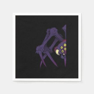 Serviette En Papier Peekabo Spider