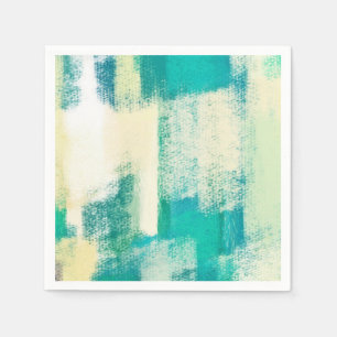 Serviette En Papier Peinture Abstraite Couleurs dynamiques