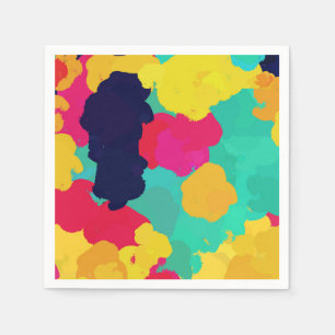 Serviette En Papier Peinture colorée Fiesta Arts Artisanat Fête d'anni