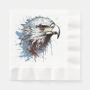 Serviette En Papier Peinture d'aigle