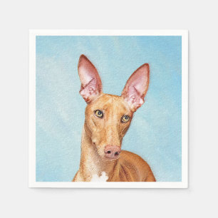 Serviette En Papier Peinture Pharaon Hound - Cute Original Chien Art