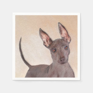 Serviette En Papier Peinture Xoloitzcuintli - Cute Original Chien Art