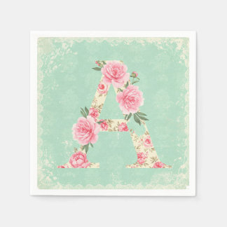 Serviette En Papier Peonies roses, par Natasha Us