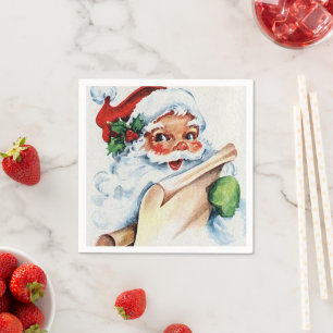 Serviette En Papier Père Noël