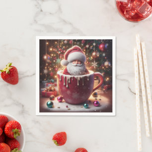 Serviette En Papier Père Noël Cosy Cup