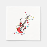 Père Noël guitare électrique musique Noël amateur
