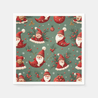 Serviette En Papier Père Noël napkin