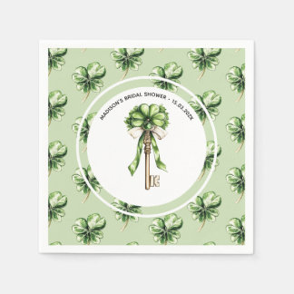 Serviette En Papier Personalized St. Patrick’s Day Bridal Shower