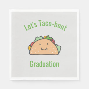 Serviette En Papier Personnalisable Taco-bout Graduation Taco
