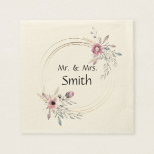 Serviette En Papier Personnalisé