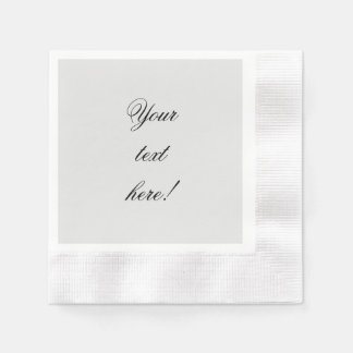 Serviette En Papier Personnalisé
