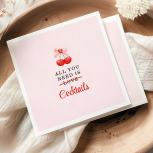 Serviette En Papier Personnalisé Happy Galentine's Day Party