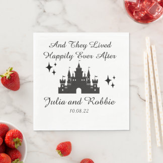 Serviette En Papier Personnalisé Happy Jamais Après Mariage