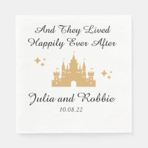 Serviette En Papier Personnalisé Happy Jamais Après Mariage