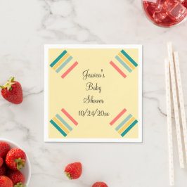 Serviette En Papier Personnalisé Let's Get Beach