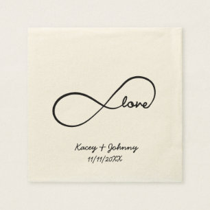 Serviette En Papier Personnalisé pour toujours aimez