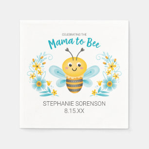 Serviette En Papier Personnalisée Mama mignonne à être Baby shower