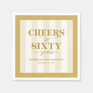 Serviette en papier personnalisée pour fête d'anni