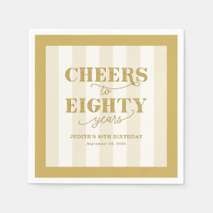 Serviette en papier personnalisée pour fête d'anni