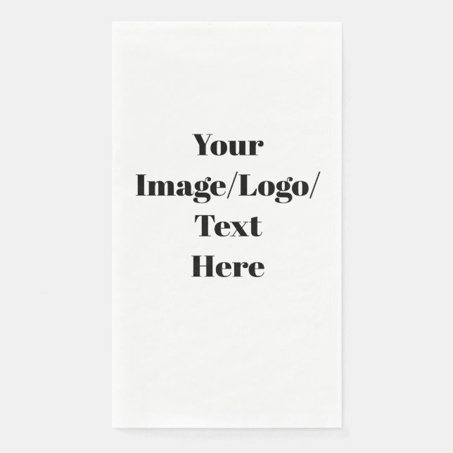 Serviette En Papier Personnaliser ou Customiser (Devant)