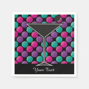 Serviette En Papier Personnalisez l'amusement de cocktail
