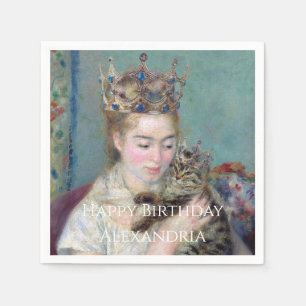 Serviette En Papier PERSONNALISEZ Le Prince et Moi Joyeux Anniversaire