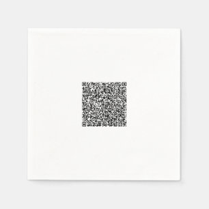 Serviette En Papier Personnalisez vos serviettes avec code QR personna