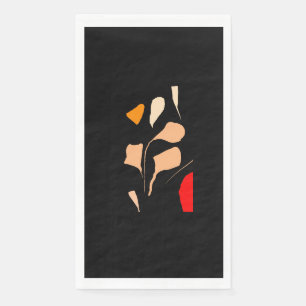 Serviette En Papier Pétales d'ombre chauds