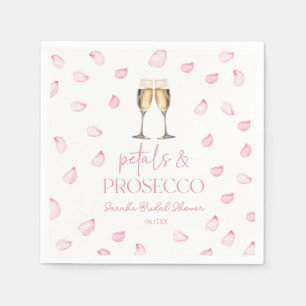 Serviette En Papier Pétales et Pourfendus Fête des mariées Champagne