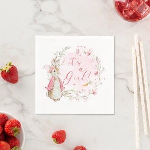 Serviette En Papier Peter Rabbit Bébé Fille Papier serviettes Standa