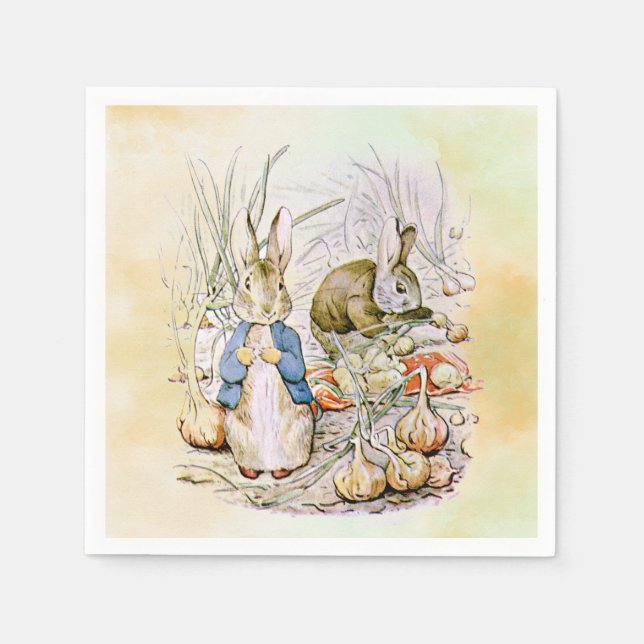 Serviette En Papier Peter Rabbit Napkins (Devant)