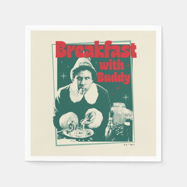 Serviette En Papier Petit-Déjeuner Avec Buddy (Devant)