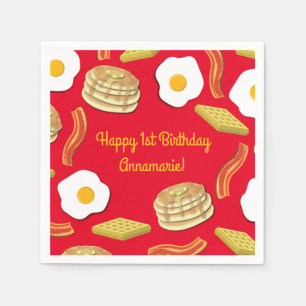 Serviette En Papier Petit déjeuner Brunch Anniversaire Fête Enfants 