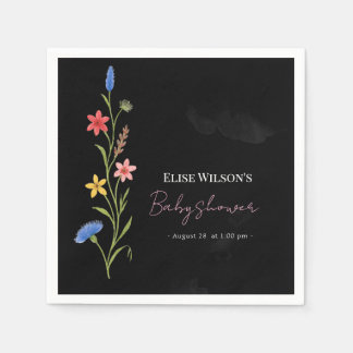 Serviette En Papier Petit fleur sauvage sucré en route