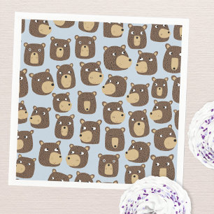 Serviette En Papier Petit Motif de l'ours en peluche