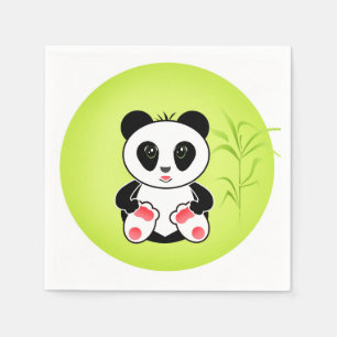 Serviette En Papier Petit Panda