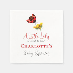 Serviette En Papier Petite Coccinelle Fête de Naissance Tournesol